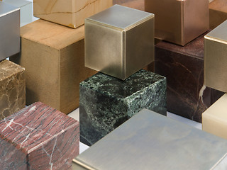 Image showing various cubes