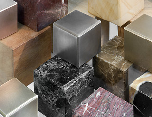 Image showing various cubes