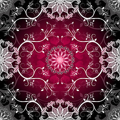 Image showing Dark seamless pattern