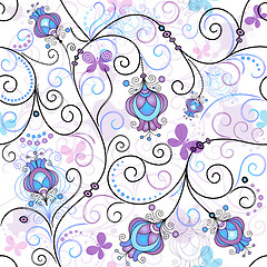 Image showing Spring seamless pattern