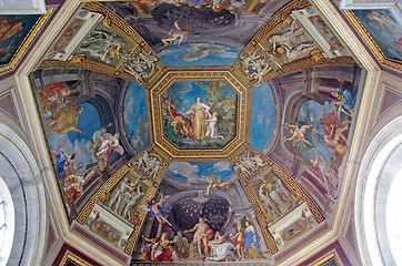 Image showing Ceiling in Vatican Museum