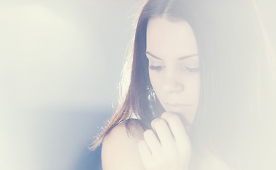 Image showing Girl at home