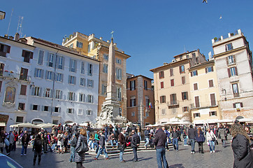 Image showing Fountain of the Pantheon