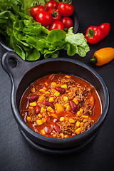 Image showing Hot chilli con carne