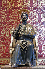 Image showing Saint Peter statue
