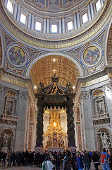 Image showing Inside Saint Peter's Basilica