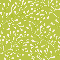 Image showing Floral seamless pattern.