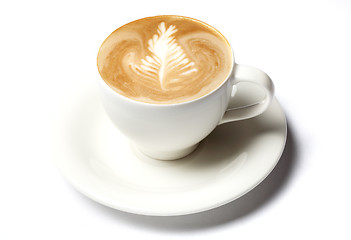 Image showing barista coffee cup isolated over white