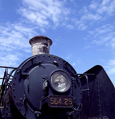 Image showing Detail of old steam engine