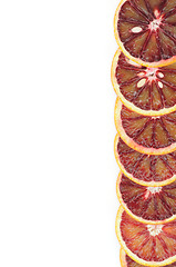 Image showing Frame of Blood Oranges