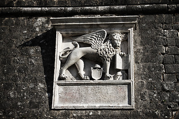 Image showing Venetian wing lion