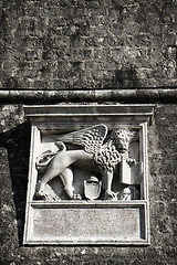 Image showing Venetian wing lion