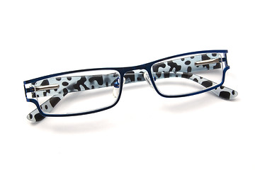 Image showing blue glasses 