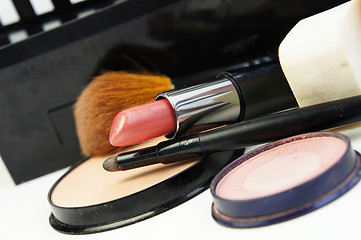 Image showing Lipstick and decorative cosmetic 