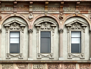 Image showing Windows of Milan University