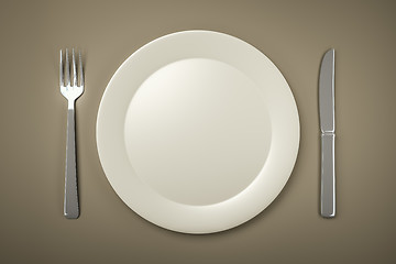 Image showing modern dish ware