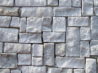 Image showing Stone square tiles