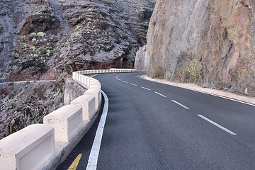 Image showing Road in Tenerife