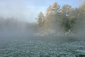 Image showing icy river