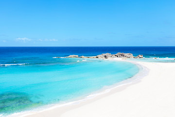 Image showing perfect caribbean beach