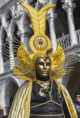 Image showing Golden Venetian Disguise