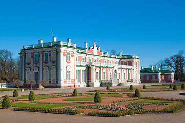 Image showing Gardens of Kadriorg Palace  in Tallinn, Estonia 