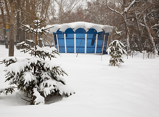 Image showing Cafe in the park.