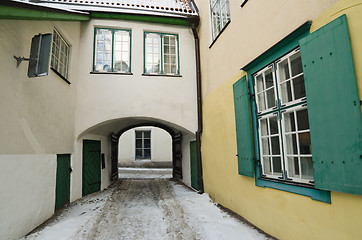 Image showing Court yard of Holy Spirit Church in Tallinn