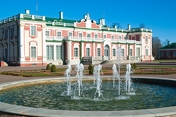 Image showing Gardens of Kadriorg Palace  in Tallinn, Estonia 