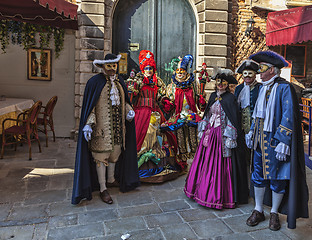 Image showing Disguised People