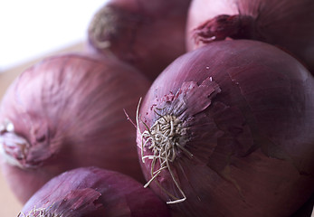 Image showing red onions