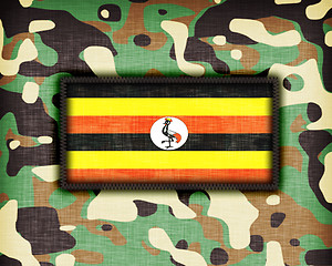 Image showing Amy camouflage uniform, Uganda