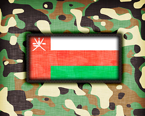 Image showing Amy camouflage uniform, Oman