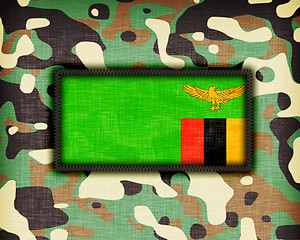 Image showing Amy camouflage uniform, Zambia