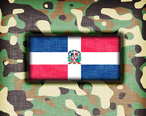 Image showing Amy camouflage uniform, The Dominican Republic