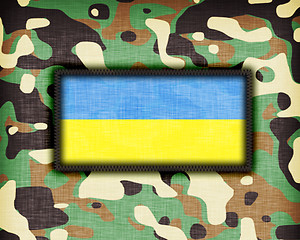 Image showing Amy camouflage uniform, Ukraine