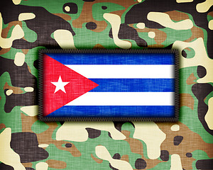 Image showing Amy camouflage uniform, Cuba