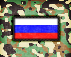 Image showing Amy camouflage uniform, Russia