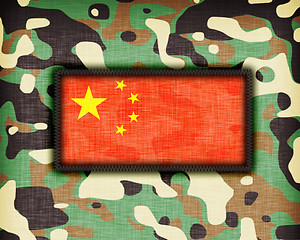 Image showing Amy camouflage uniform, China