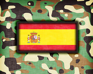 Image showing Amy camouflage uniform, Spain