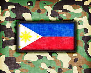 Image showing Amy camouflage uniform, The Philippines