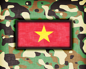 Image showing Amy camouflage uniform, Vietnam