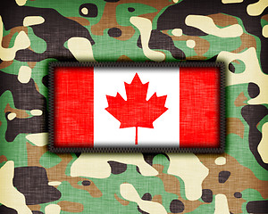 Image showing Amy camouflage uniform, Canada