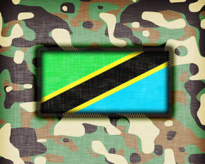 Image showing Amy camouflage uniform, Tanzania