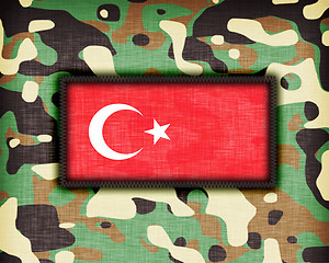 Image showing Amy camouflage uniform, Turkey