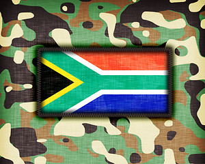 Image showing Amy camouflage uniform, South Africa