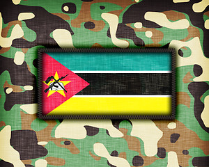 Image showing Amy camouflage uniform, Mozambique