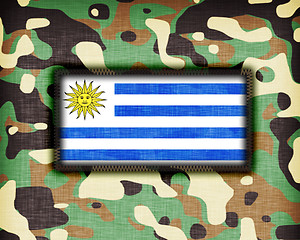 Image showing Amy camouflage uniform, Uruguay