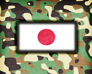 Image showing Amy camouflage uniform, Japan