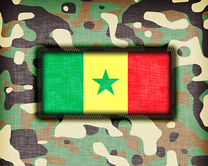 Image showing Amy camouflage uniform, Senegal